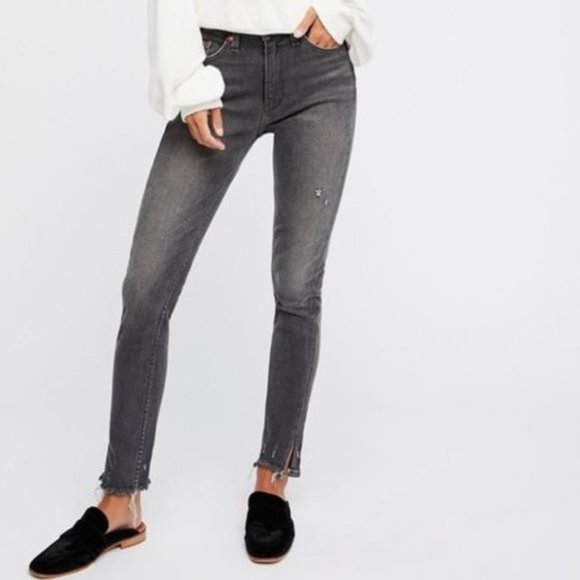 Levi's 721 Altered High Riske Skinny Jeans Size 28 - Picture 2 of 15